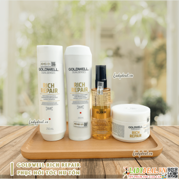 Bộ gội xả goldwell rich repair size nhỏ